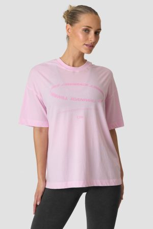 ICANIWILL EVERYDAY OVERSIZED T-SHIRT PRINT W -NAISTEN T-PAITA