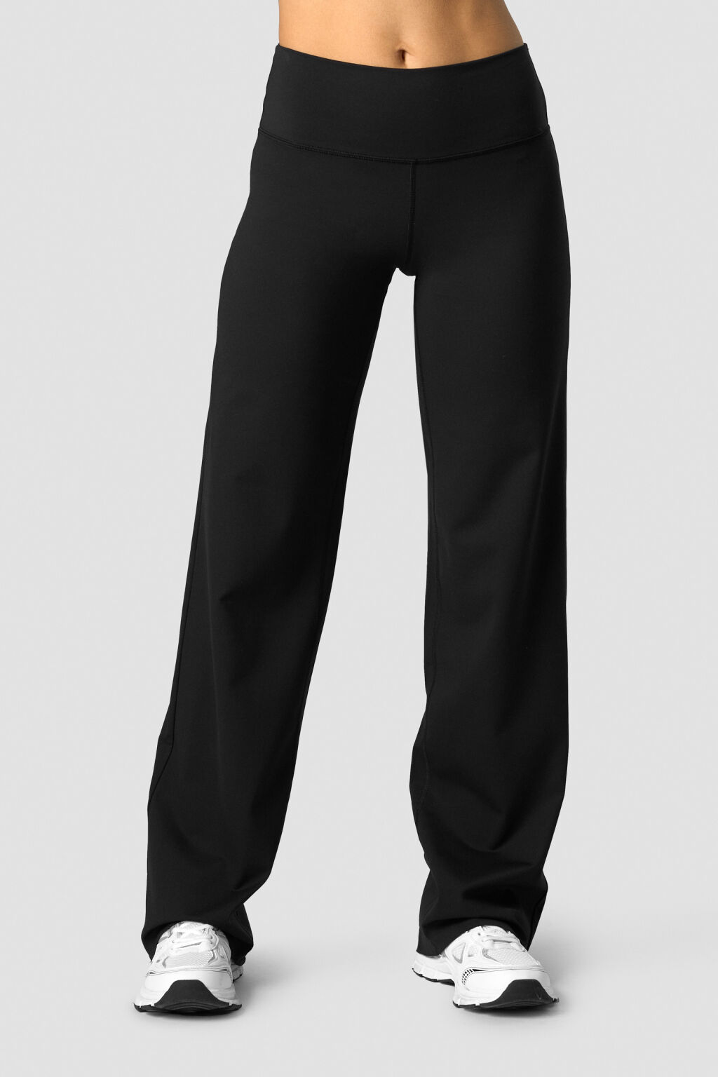 ICANIWILL W NIMBLE STRAIGHT LEG PANTS NAISTEN PITKÄT TRIKOOT
